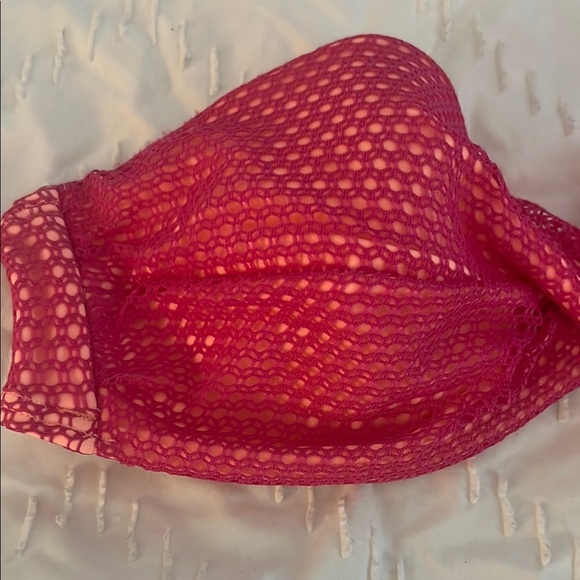 Pink Strapless Bandeau Swim Top - Picture 3 of 7